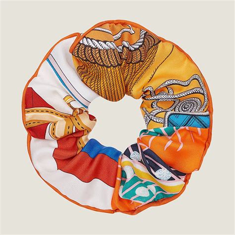 Hermès Claudia Silk Scrunchie 